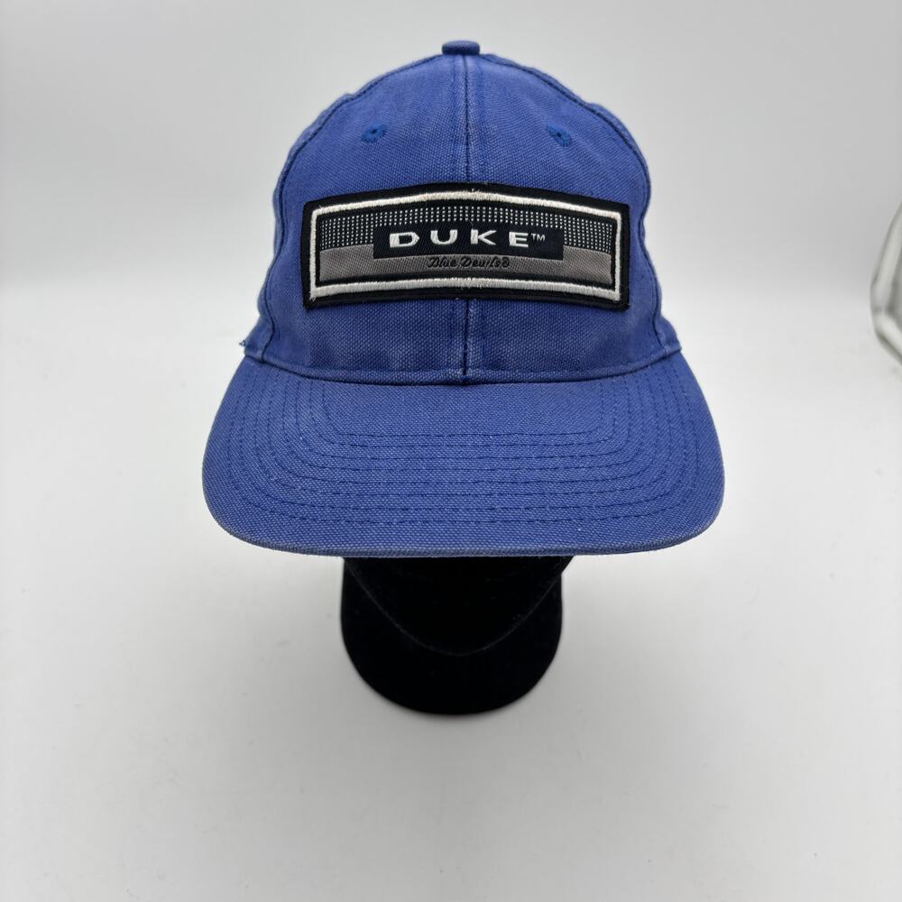 Vintage 90s Sports Specialties Duke Blue Devils Strapback Hat Rare Box Logo